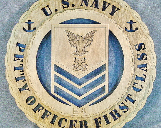 Navy Petty Officer 1st Class Wall Tribute