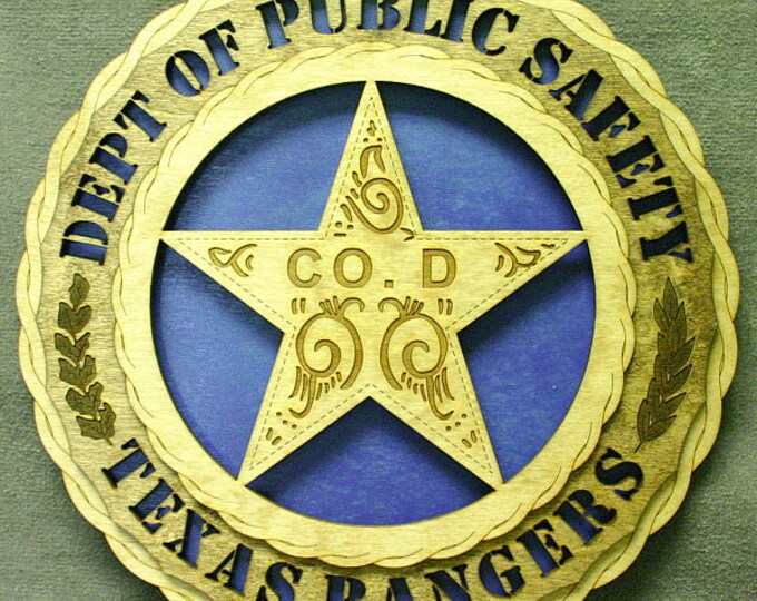 Custom 12"or 18" Wood Texas Rangers Wall Tribute