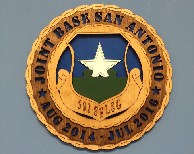 Custom 12" Wood 502 SFLSG Wall Tribute - FREE SHIPPING