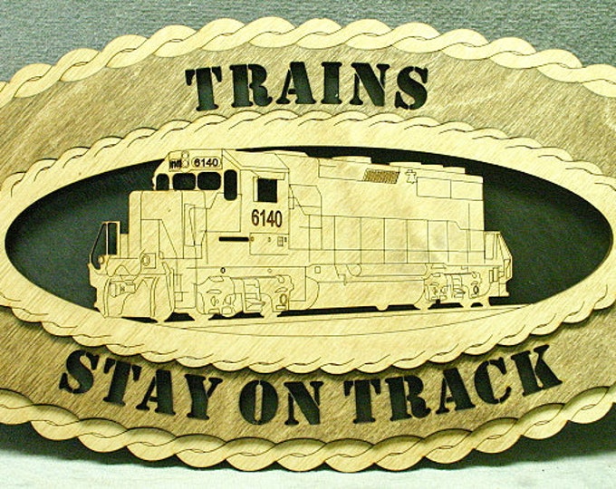 Custom Train Wall Tribute - FREE SHIPPING