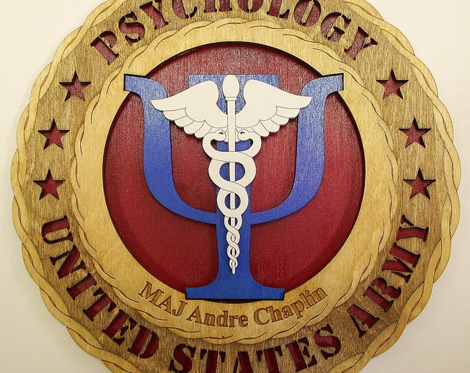 Custom 12" Wood US Army Medical Center of Excellence - Wall Tribute - FREE SHIPPING
