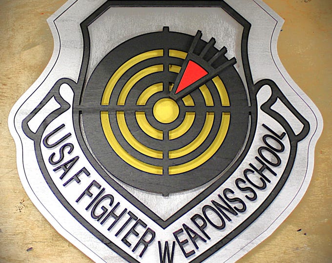 U S Air Force Fighter Weapons School Wall plaque
