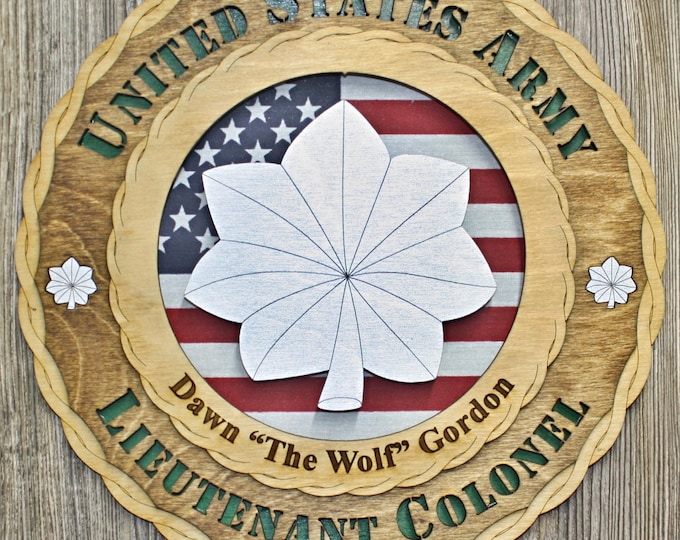 Army Lieutenant Colonel Wall Tribute