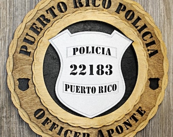 Puerto Rico Police Wall Tribute