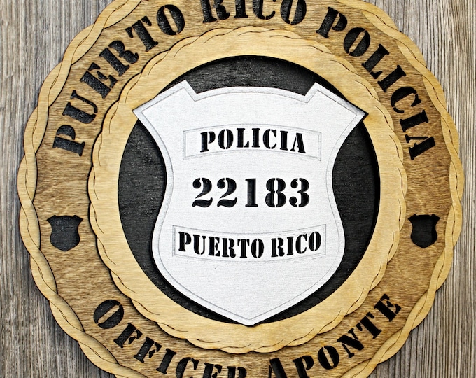 Puerto Rico Police Wall Tribute
