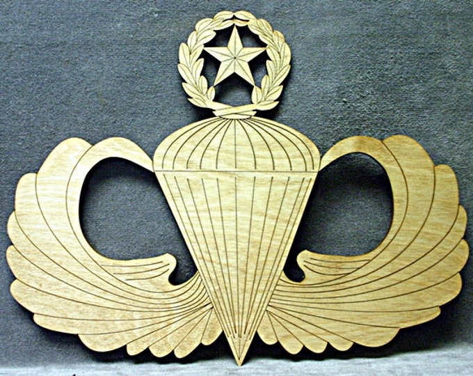 Army Master Paratrooper Insignia Wall Plaque - FREE SHIPPING