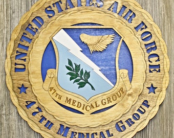 Air Force 47th Medical Group Wall Tribute