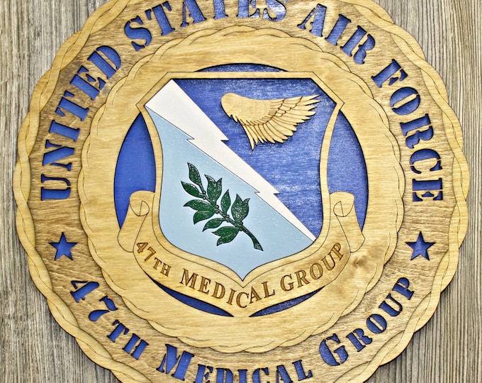 Air Force 47th Medical Group Wall Tribute