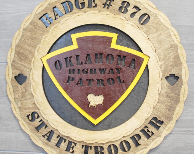 Oklahoma Highway Patrol Wall Tribute