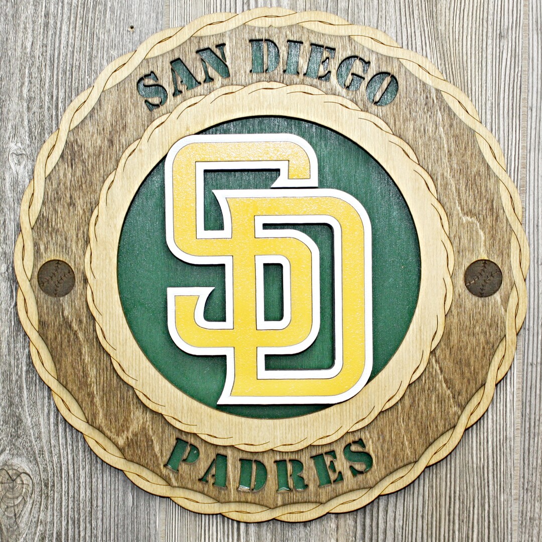 San Diego Padres Wall Tribute Etsy