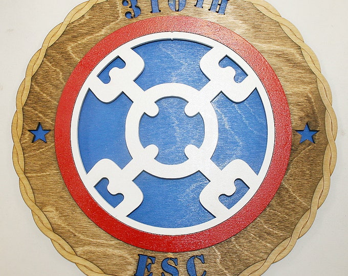 12" and 18"  310th ESC Wall Tribute