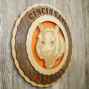 Cincinnati Bengals Wall Tribute Etsy