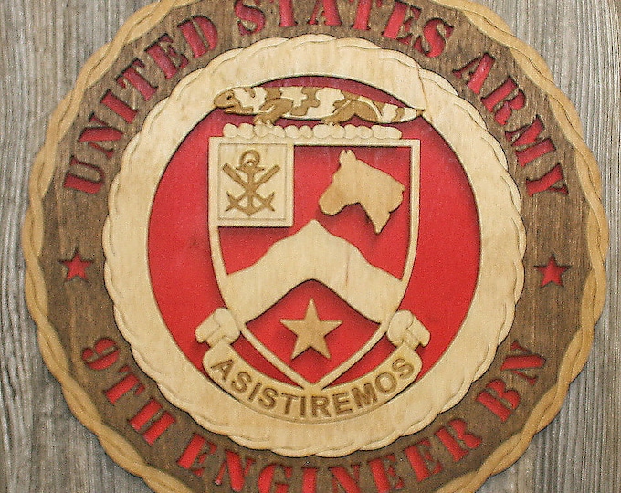 Army 9th Engineer BN Wall Tribute