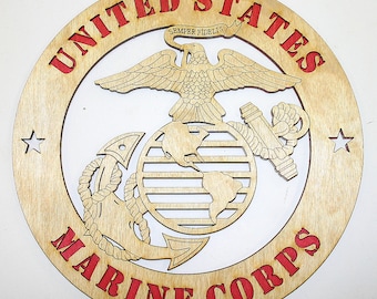 USMC Military Police MP Badge - Etsy