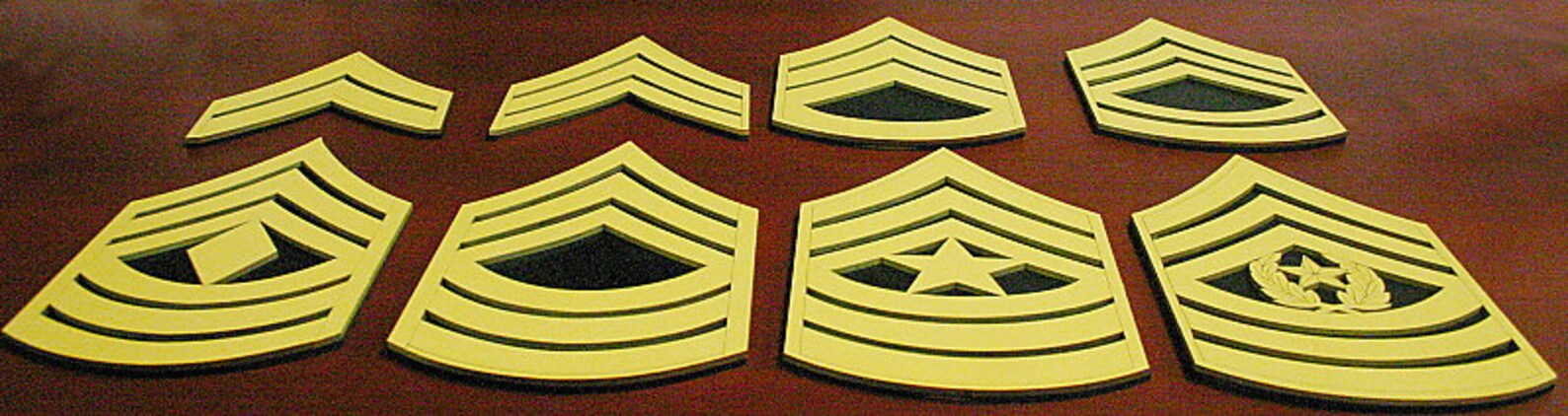Complete NCO Ranks Set - Etsy