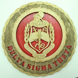 Custom 12&quot;or 18&quot; Delta Sigma Theta Wall Tribute