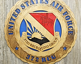 Air Force 372 RCG Wall Tribute