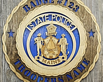 Maine State Police Wall Tribute