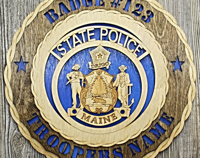 Maine State Police Wall Tribute