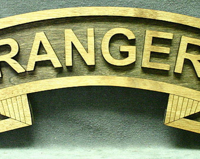 Large 18 inch Ranger Scroll
