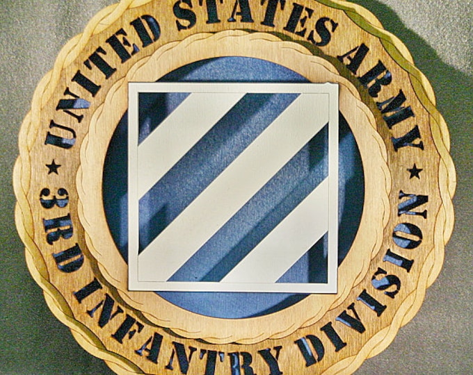 12" and 18"  Army 3rd Infantry Wall Tribute