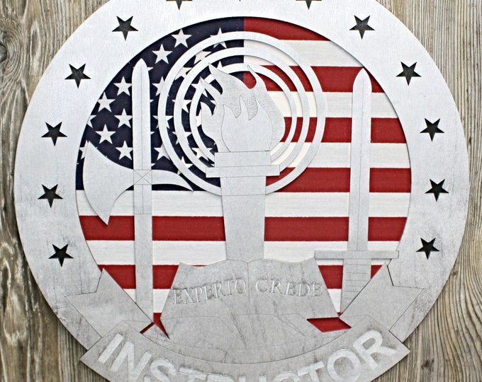 Instructor Badge Wall Tribute
