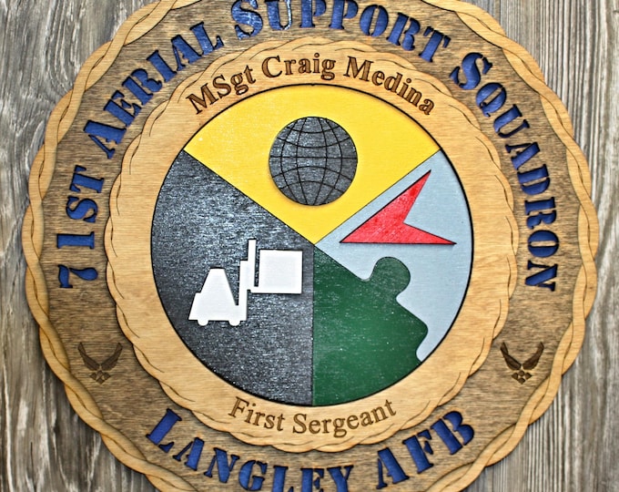 71st Aerial Support Squadron Wall Tribute