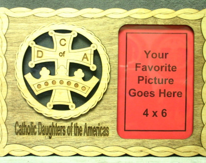 Catholic Daughters of the Americas Picture Frame - FREE SHIPPING