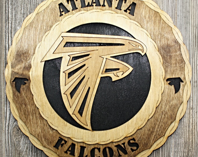 12" and 18"  Atlanta Falcons Wall Tribute