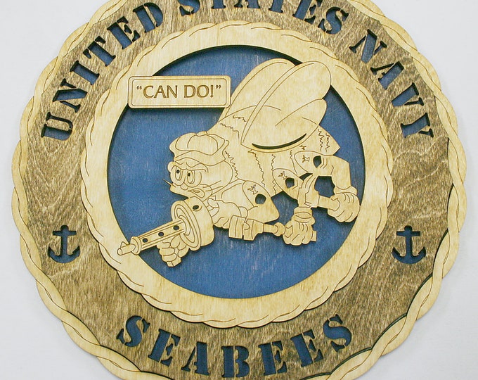 12" and 18"  Seabee Wall Tribute