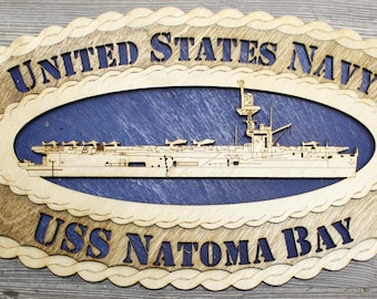 USS Natoma Bay CVE62 Wall Tribute