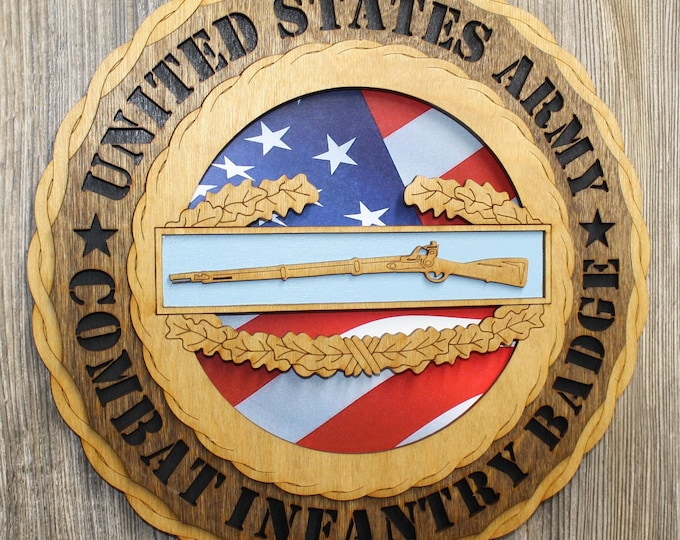 Combat Infantry Badge Wall Tribute