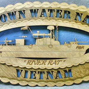 thumbnail image 2 of Brown Water Navy Decal With Vietnam Ribbon – HNP BROWNWATHNP, 636339361545 2 of 3