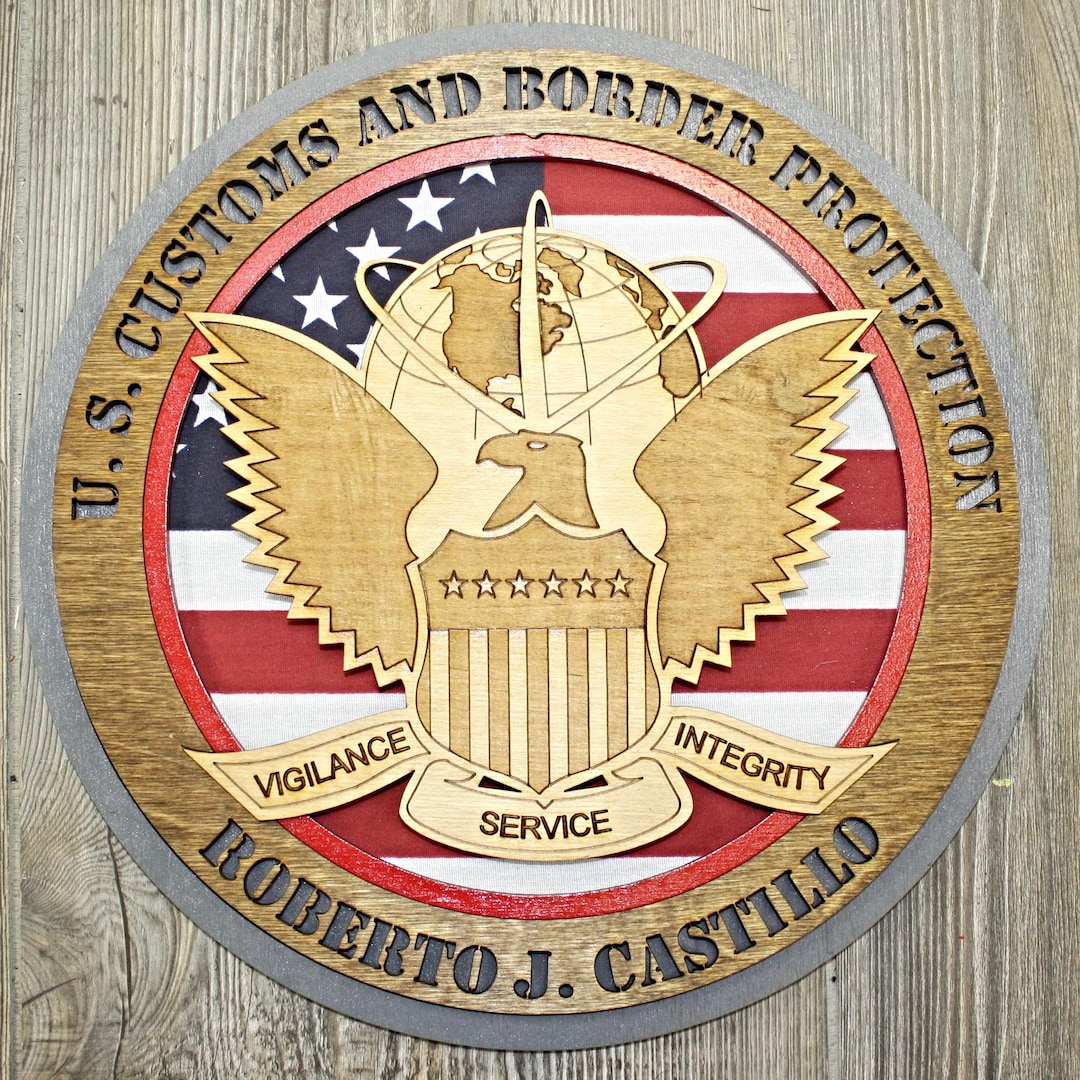 U S Customs and Border Protection Wall Tribute - Etsy