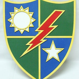 Large 18 inch 75th Ranger Crest Wall Insignia