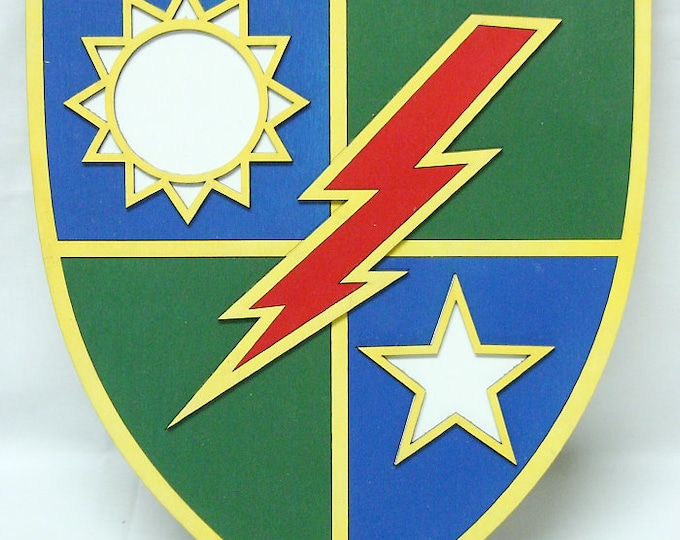 Large 18 inch 75th Ranger Crest Wall Insignia