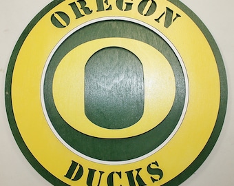 12" and 18"  Oregon Ducks Wall Tribute
