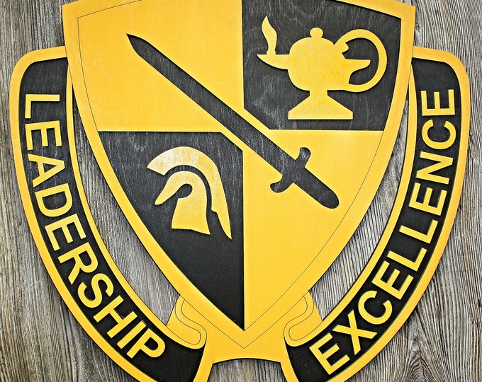 Custom Large ROTC Crest