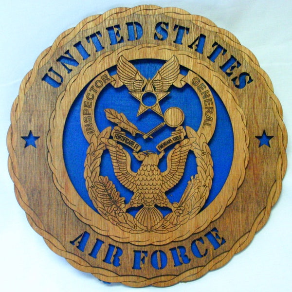 12" and 18" Air Force Inspector General Wall Tribute