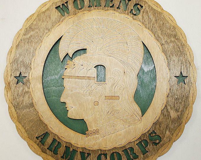 12" and 18" Army Women's Army Corps Wall Tribute