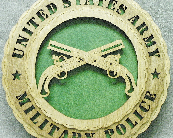 Army Military Police Wall Tribute - FREE SHIPPING