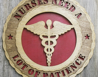 12" and 18" Nurse Wall Tribute