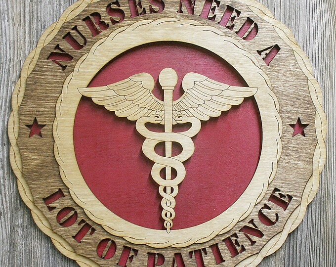 12" and 18" Nurse Wall Tribute