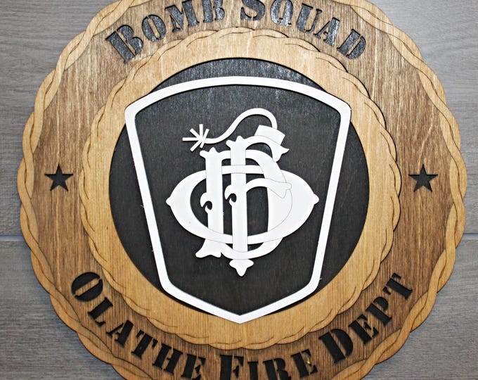 Olathe Fire Department Bomb Squad Wall Tribute