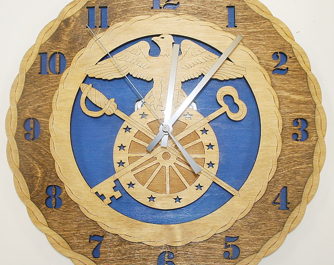 Quartermaster Wall Tribute Clock