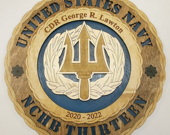 Navy Command Ashore Insignia Wall Tribute