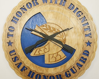 Air Force Honor Guard Wall Tribute