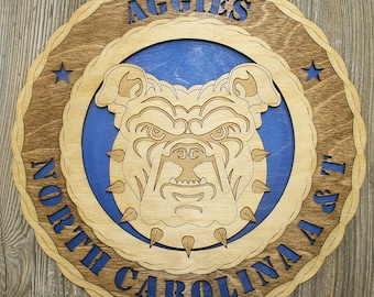 North Carolina A&T Aggies Wall Tribute