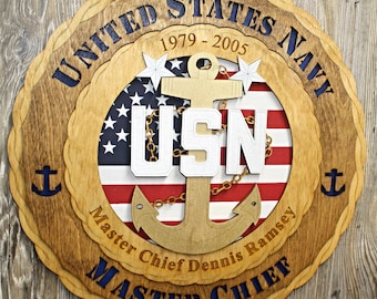 Navy Master Chief Wall Tribute
