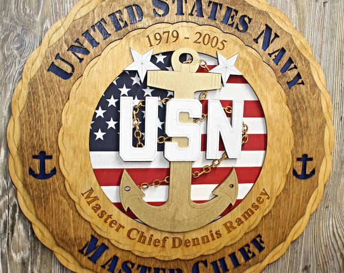 Navy Master Chief Wall Tribute